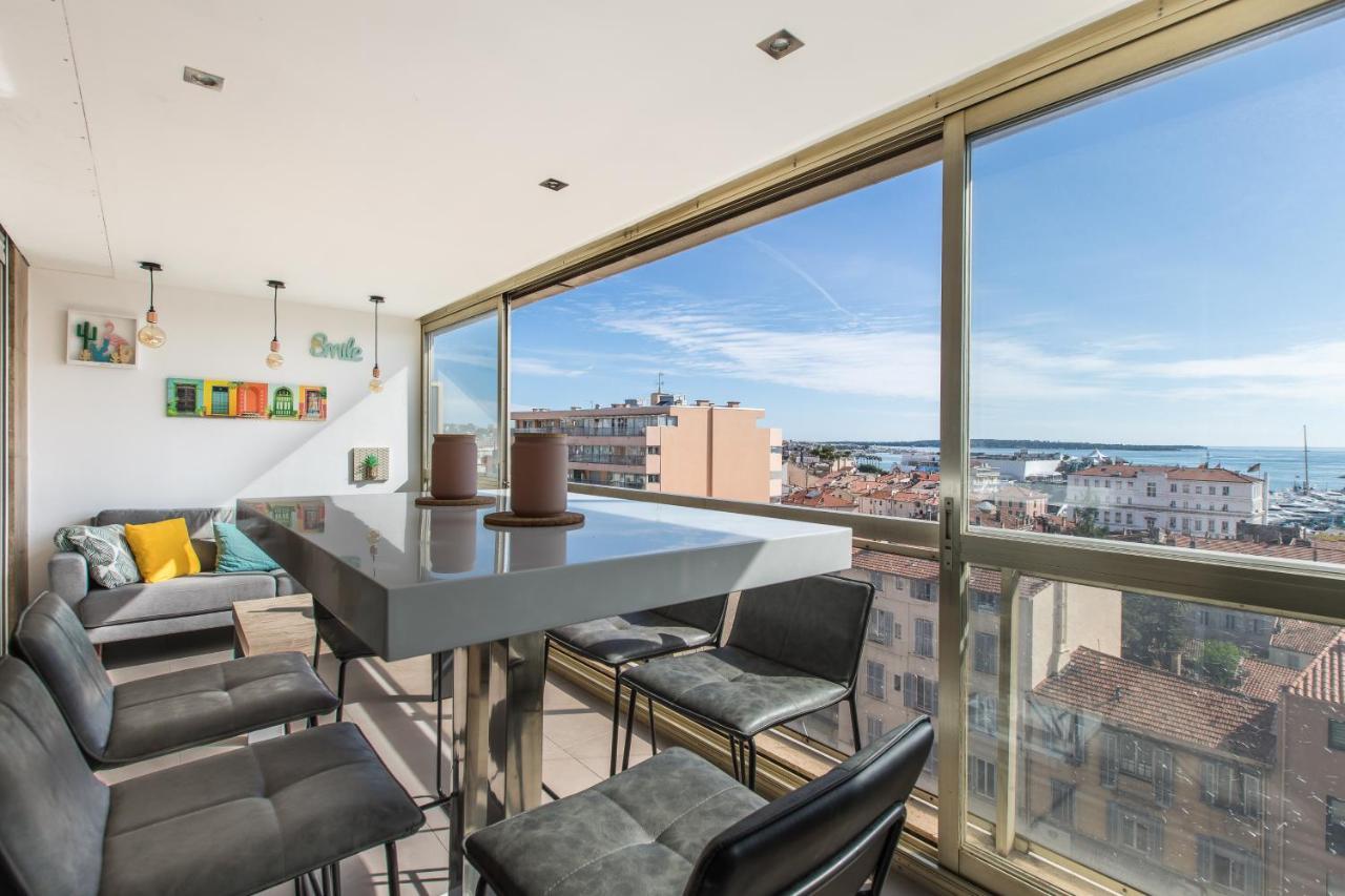 Lb Vacation Rentals I Admire Panoramic Ocean Views Through Walls Of Windows Cannes Exteriér fotografie